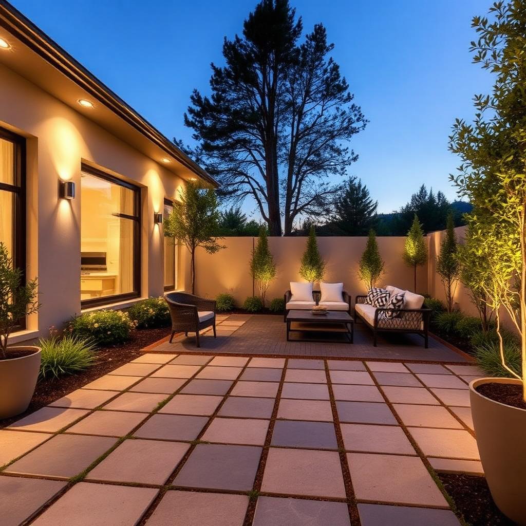 Gepflegte Terrasse